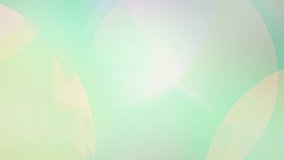 Pastel color circles abstract futuristic glowing motion background - Loopable - stock video