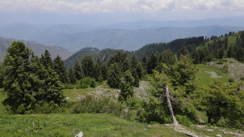 Drone Footage of Mushkpuri Peak, Abbotabad. Royalty-Free Stock Footage #1105805713
