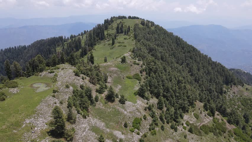 Drone Footage of Mushkpuri Peak, Abbotabad. Royalty-Free Stock Footage #1105814849