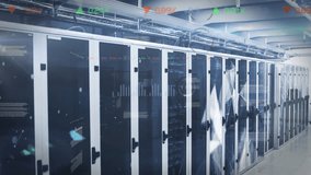Animation of scope scanning with globe and data processing over computer servers. Global computing and data processing concept digitally generated video. - Powered by Shutterstock - Get 15% off with code: PIKWIZARD15