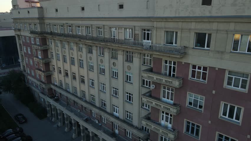 Famous house, built in 1934 - 1937 in the USSR