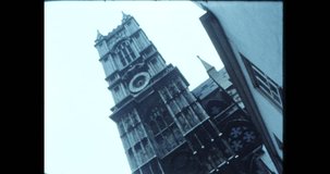 1976 Tower Bridge and Big Ben in London