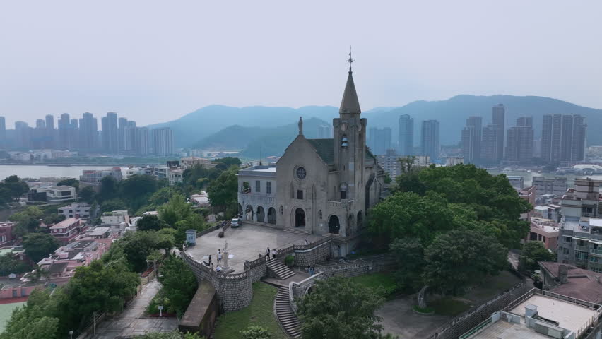 Chapel Of Our Lady Of Penha, Macau, Aerial View