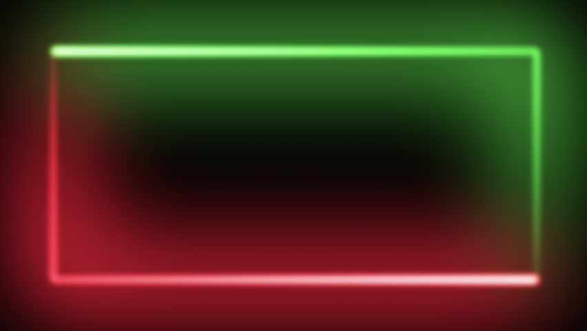 Neon Laser Light Green Screen, Neon Animation, Green Screen