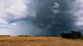 Supercell Thunderstorm Timelapse over a Wheat field in Central Texas - Powered by Shutterstock - Get 15% off with code: PIKWIZARD15