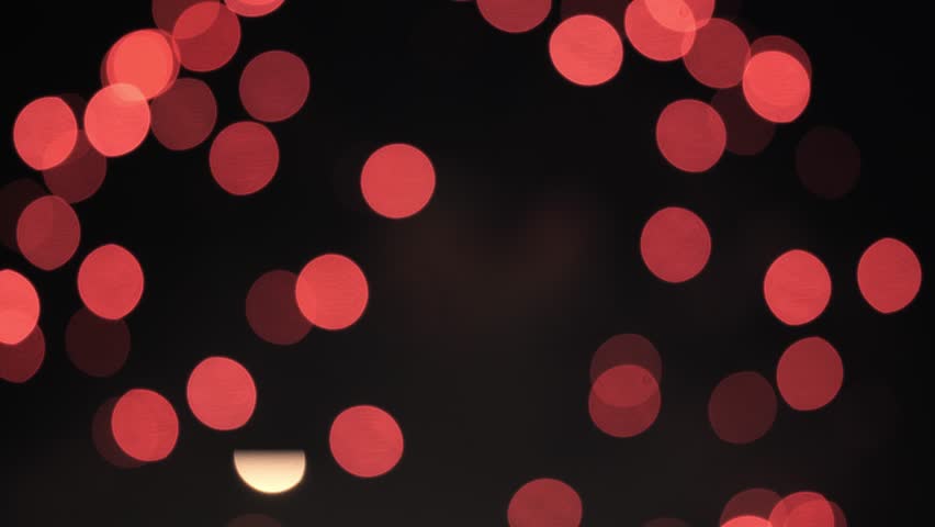 4K out of focus fireworks at night
