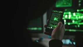 Cyber security hacker using hack on phone - Powered by Shutterstock - Get 15% off with code: PIKWIZARD15