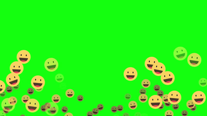 Happy smile face reaction emoji animated Royalty-Free Stock Footage #1105928089