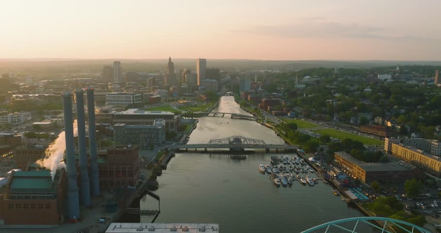  Late afternoon aerial video Providence, Rhode Island, July 2023	 Royalty-Free Stock Footage #1105954075