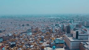Najaf Cemetery, Wadi Al-Salam, the largest cemetery in the world shot by drone