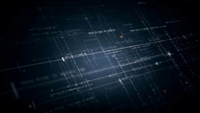 Advanced data matrix simulation UI with cutting-edge digital environment with a dynamic and immersive display of interconnected data matrix information networks systems background