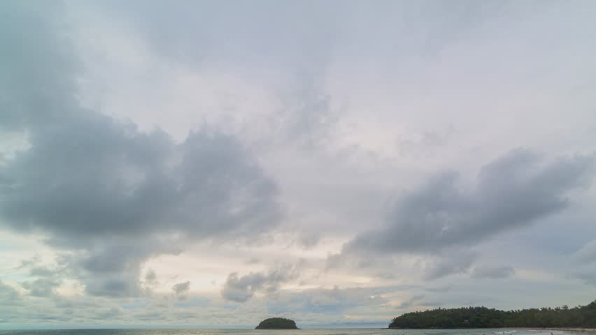 Time lapse the beauty of the clouds began to rain video 4K. 
Nature video High quality footage. Scene of Colorful romantic sky sunset with clouds are moving in the sky background. 
time lapse beautifu