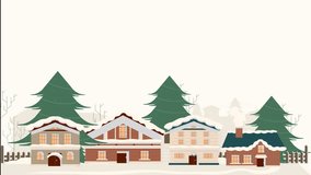 christmas tree in front of the house - Powered by Shutterstock - Get 15% off with code: PIKWIZARD15