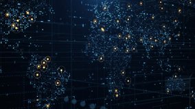 Earth map digital connection and social network. Global world communication data. Blockchain technology and database cryptocurrency concept. Business finance and crypto currency web 3.0 - Powered by Shutterstock - Get 15% off with code: PIKWIZARD15