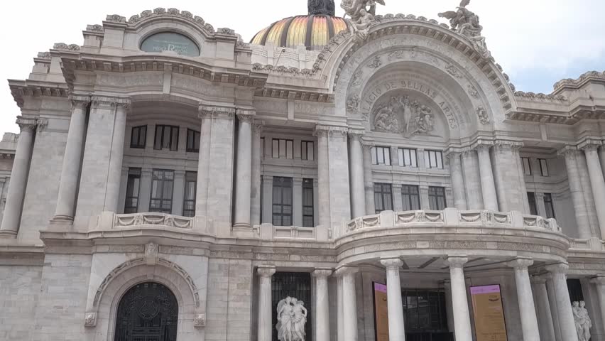 Palace of Fine Arts in Mexico city, Mexico.