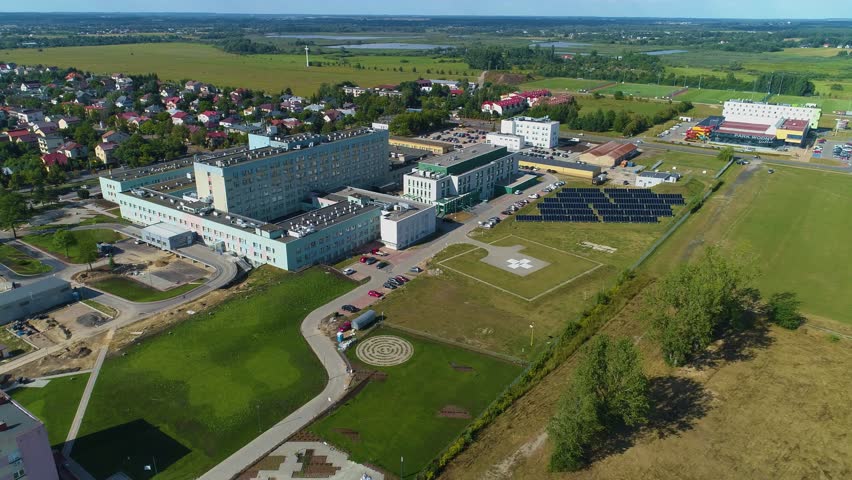 Hospital Oncology Center Siedlce Centrum Onkologii Aerial View Poland