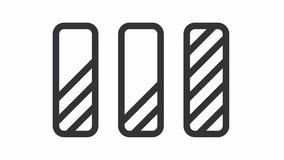 Black icon animation of voting ranking with bar graph, HD video with transparent background, seamless loop 4K video representing voting. - Powered by Shutterstock - Get 15% off with code: PIKWIZARD15