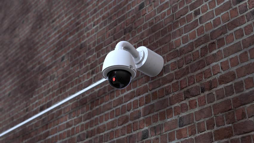 Video surveillance camera. CCTV - security system. PTZ camera.  Royalty-Free Stock Footage #1106098927