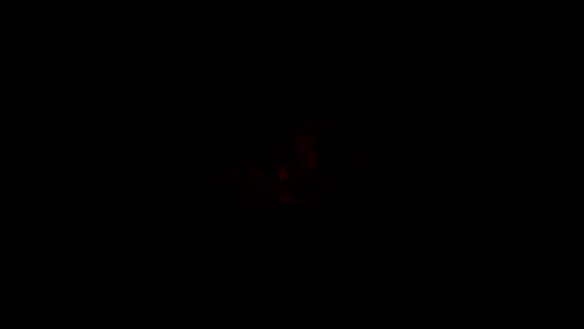 Super Slow Motion Shot of Fire Flame Explosion Towards Camera at 1000fps.