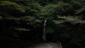 Ryuzu Waterfall Drone aerial photography