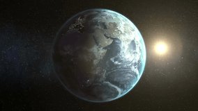 Animation of gender fluid text with sign over globe against sun and stars in space. Digitally generated, hologram, illustration, expression, illuminated, gender identity and globalization concept. - Powered by Shutterstock - Get 15% off with code: PIKWIZARD15