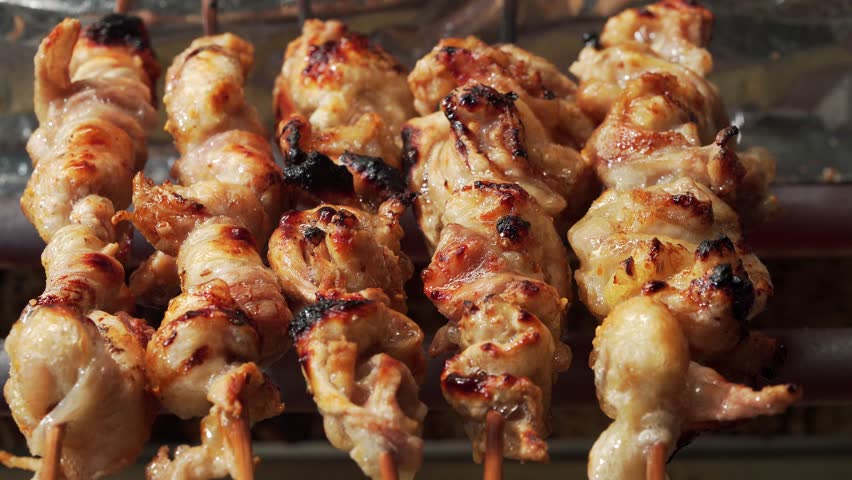 Street Food Teriyaki Chicken Skewers