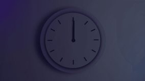 Animation of snowfall over wall clock against white background. Digital composite, multiple exposure, winter, weather, holiday, time, abstract and technology concept. - Powered by Shutterstock - Get 15% off with code: PIKWIZARD15