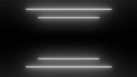 Flying Through Retro Corridor of White Neon Looping Background - Powered by Shutterstock - Get 15% off with code: PIKWIZARD15