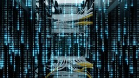 Data processing and storage center. Server room. Supercomputer. Technology. - Powered by Shutterstock - Get 15% off with code: PIKWIZARD15