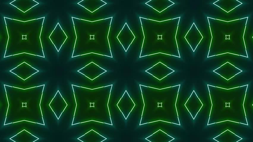 abstract neon geometric looping pattern animation background   