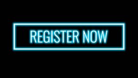 Register. Electric lightning words. Burning Logotype on purple blue background. High quality  - Powered by Shutterstock - Get 15% off with code: PIKWIZARD15