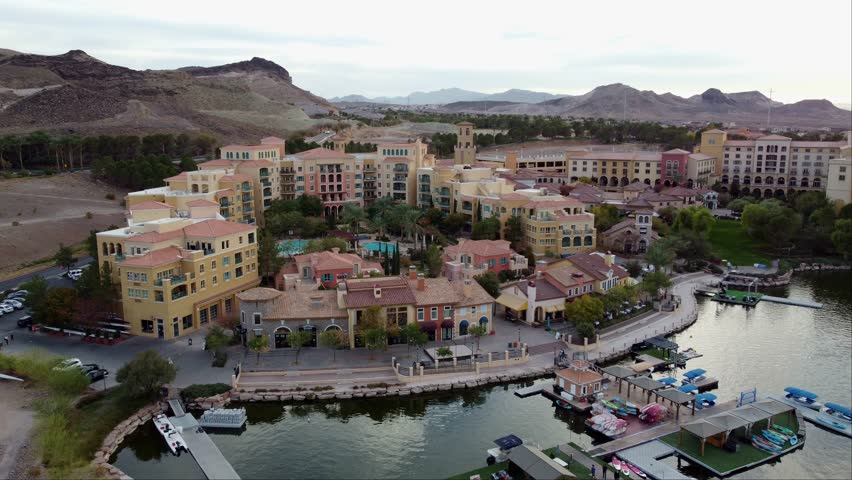 Aerial view of the Lake Las Vegas area at Nevada