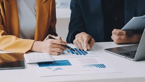 Audit concept,Administrator business man financial inspector and secretary making report calculating balance. Internal Revenue Service checking document. - Powered by Shutterstock - Get 15% off with code: PIKWIZARD15