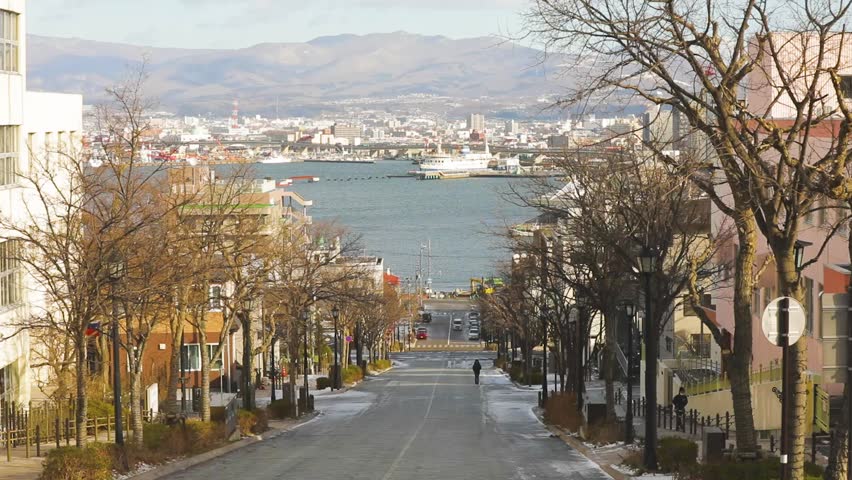 The beautiful view in Hokkaido