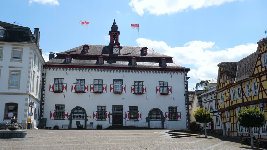 Linz City Hall, Linz on the Rhine, Germany