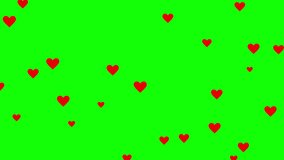 Flying Hearts motion background. Valentine's day backdrop. Seamless loop.  - Powered by Shutterstock - Get 15% off with code: PIKWIZARD15