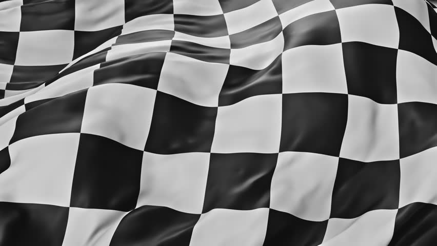 Checkered race flag. Seamless looped video background, footage Royalty-Free Stock Footage #1106253077