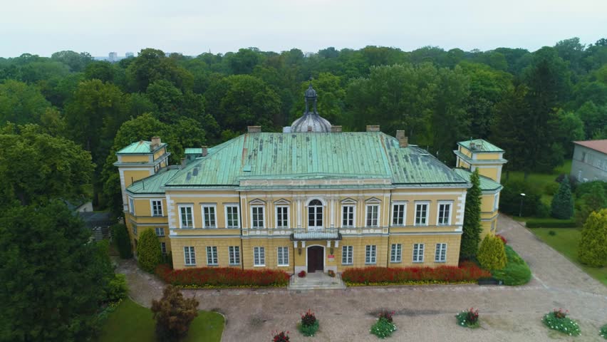 Renaissance Palace Skierniewice Palac Prymasowski Aerial View Poland