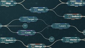 neural network model, machine learning, node interface, programming ai, big data, training ai (3d render) - Powered by Shutterstock - Get 15% off with code: PIKWIZARD15