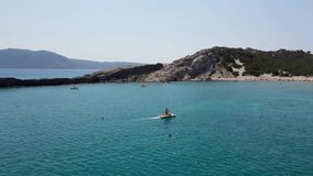 Pedal boats sailing in Paradise beach near the coast of the island Kos - Powered by Shutterstock - Get 15% off with code: PIKWIZARD15