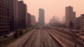 Brooklyn and New York City has the worst air quality in the world as smoke from Canadian wildfire rolls in!  