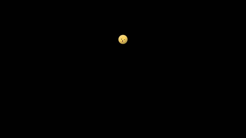 Dead emoji reaction emoticon animated