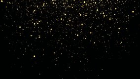 Abstract background golden particles falling with glittering gold powder bokeh.
Futuristic glitter in space on black background. - Powered by Shutterstock - Get 15% off with code: PIKWIZARD15