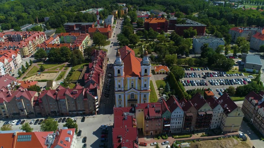 Church Of God Body Glogow Kosciol Bozego Ciala Aerial View Poland