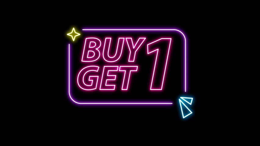 Buy 1 get 1 free offer video | Shutterstock HD Video #1106347235