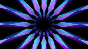 Abstract rotating blue and purple gradient spiral tunnel illusion animation - Powered by Shutterstock - Get 15% off with code: PIKWIZARD15