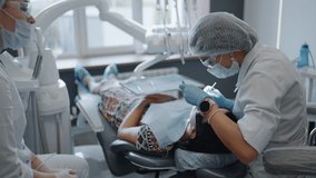 Dental Surgery And Implantation In Modern Stomatology Clinic, Dental Technology For Curing Teeth - Powered by Shutterstock - Get 15% off with code: PIKWIZARD15