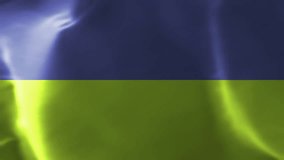 background flag ukraine wave satin fabric video footage.