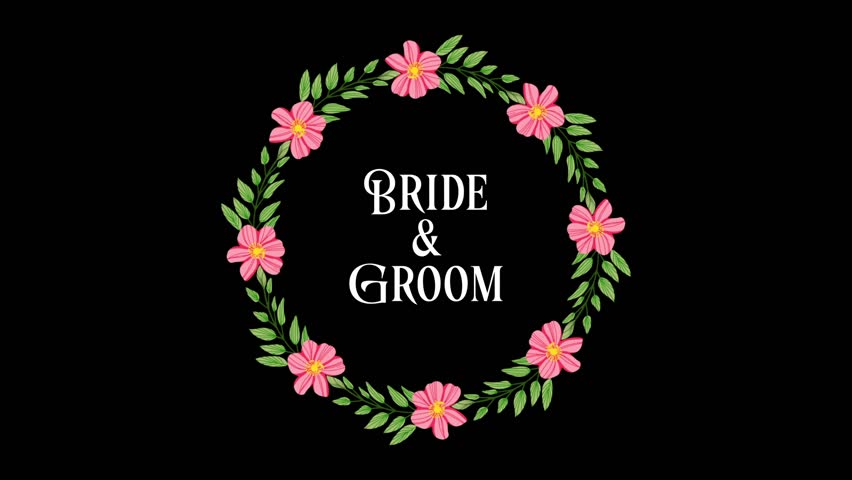 Floral title for Wedding, engagement, or any other Celebrationgs