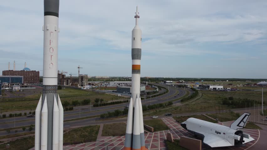 launch vehicle layout "proton", Astana, Kazakhstan